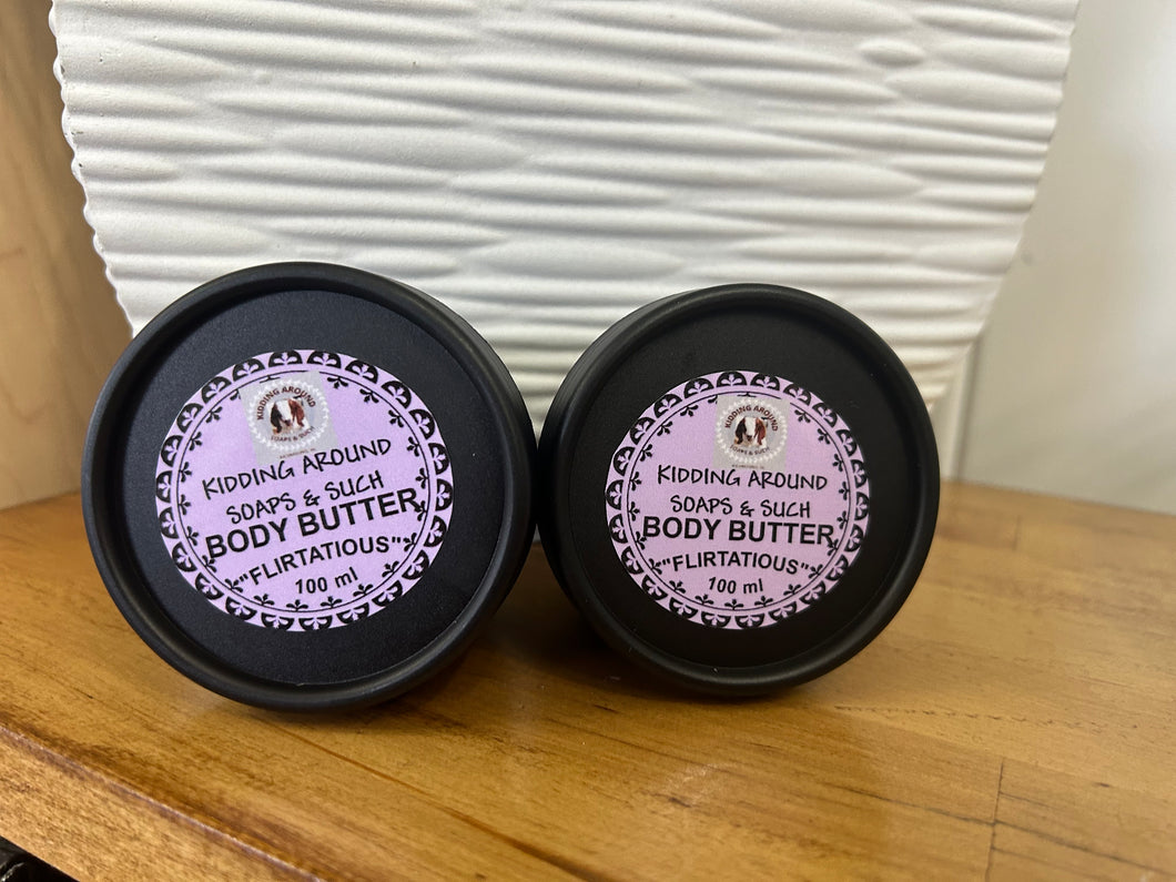 “Flirtatious” Goats Milk Body Butter